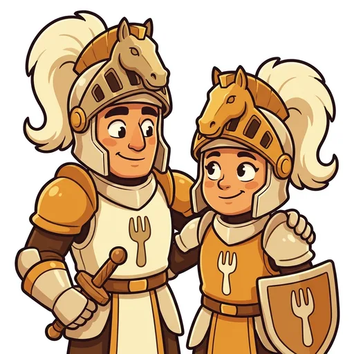 Twin Knights of Fork Hill portrait