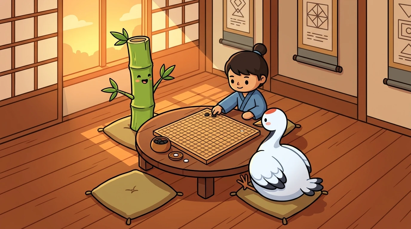 Patient Bamboo and Hungry Crane chapter opener